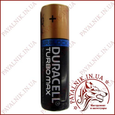 Батарейка Duracell Turbo max 1.5V LR6, AA (MX1500) alkaline