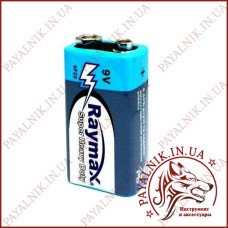 Батарейка 9v Raymax 6F22 (крона) сольова