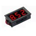 Вольтметр DC 0-100V цифровий ЧЕРВОНИЙ вбудований (три дроти)