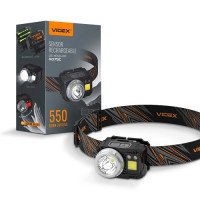 Ліхтарик налобний Videx VLF-H075C 500Lm 5000K