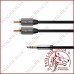 Кабель штек. jack 3.5 - 2RCA stereo 1.8m Kruger&Matz