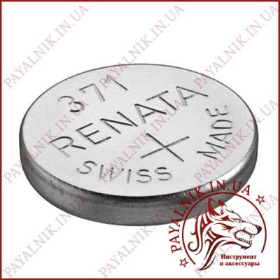 Батарейка Renata 371-U10 AG6, SR920 SILVER 1.55V
