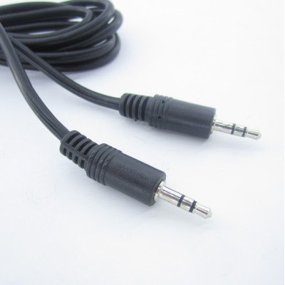 Аудіо кабель mini jack 3.5мм 1.8м Польща (KPO2743-1,8) (aux audio cable)