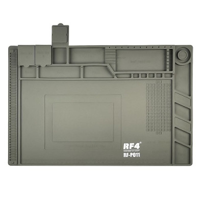 Мат силіконовий, термостійкий RF4 RF-PO11, для ремонту портативної техніки та розкладки запчастин