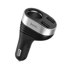 Авто зарядний HOCO Z29 Regal C-Lighter C-charger 2USB Car-Socket/3,1A/LCD Black