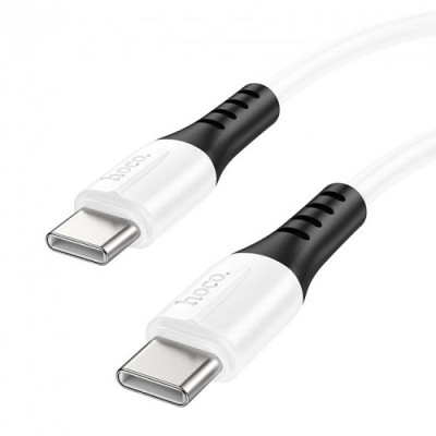 Кабель HOCO X82 Silicone C - Type C 60W 1m. (White)