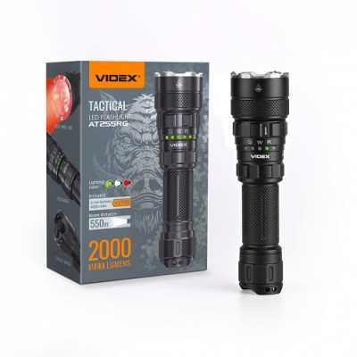 Ліхтарик ручний тактичний Videx VLF-AT255RG 2000Lm 5000K