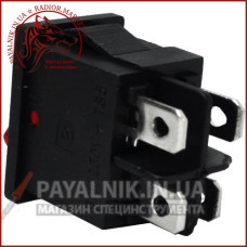 Перемикач MRS-201A ON-OFF 4-х контактний, 6A, 220V, червоний