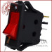 Перемикач з підсвічуванням KCD-3, ON-OFF 3-х контактний, 15A, 220V, червоний