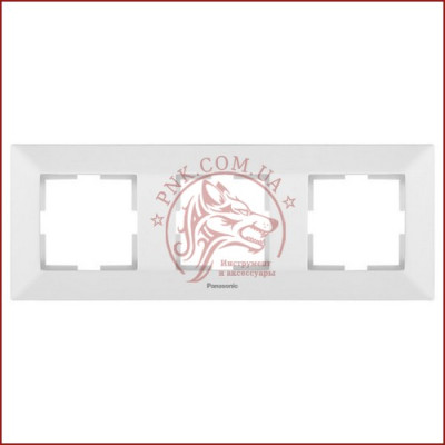 Рамка потрійна біла Panasonic arkedia slim (WNTC0803-2WH) (480500131)