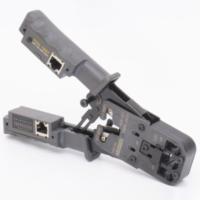Обтискні кліщі (крімпер) RELIANCE RE15081 (RJ45, RJ11, RJ10) (8P, 6P, 4P) + тестер кабелю