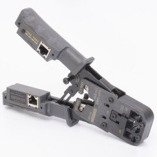 Обтискні кліщі (крімпер) RELIANCE RE15081 (RJ45, RJ11, RJ10) (8P, 6P, 4P) + тестер кабелю