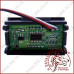 Вольтметр DC 0-30V цифровий ЧЕРВОНИЙ вбудований (три дроти) (DSN-DVM-568L-3) (27016R)