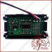 Вольтметр DC 0-30V цифровий СИНІЙ вбудований (три дроти) (DSN-DVM-568L-3) (27016B)