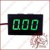 Вольтметр DC 0-30V цифровий ЗЕЛЕНИЙ вбудований (три дроти) (DSN-DVM-568L-3) (27016G)