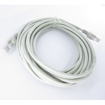 Кабель Патчкорд 8Р8С, UTP, 4 пари, 5Е, сірий, 5 метрів (5-0805)