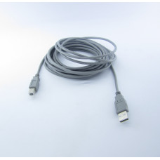 Шнур USB TCOM (шт.A-шт.В), version 2,0, діам.-4.5мм, 1.8м., сірий (5-0732)