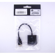 Перехідник HDMI (male) - VGA (female) Atcom 10см.