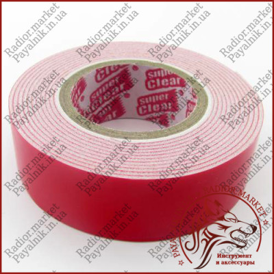 Двосторонній скотч спінений Master Tape 2м*19мм білий