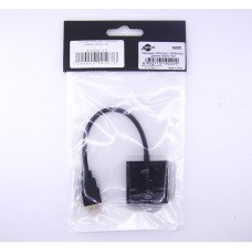 Перехідник HDMI (male) - VGA (female) Atcom 10см.