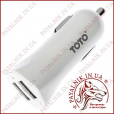Автомобільне зарядне TOTO 2 USB 2.4A (TZG-01)