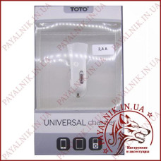Автомобільне зарядне TOTO 2 USB 2.4A (TZG-01)