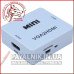 Конвертер перетворювач VGA HDMI гніздо VGA + гніздо 3,5мм (IN) - гніздо HDMI (OUT) MINI