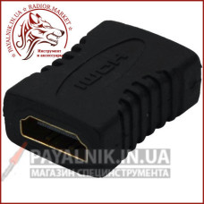 Перехідник HDMI - HDMI гніздо - гніздо (зганяння)