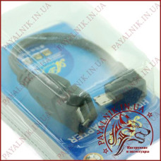 Перехідник OTG Micro USB кутовий у блістері