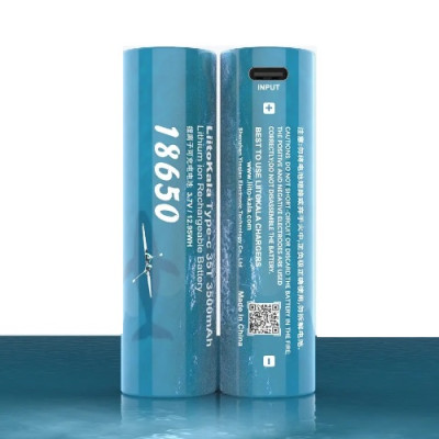 Акумулятор 18650 Li-Ion LiitoKala Lii-35T-PCB, 3500mah, 3.7V 12.95WH