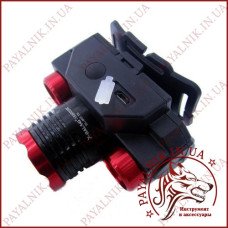 Ліхтарикналобний X-Balog від акумулятора Li-on 18650 BL-607-T6 заряджання від Micro USB