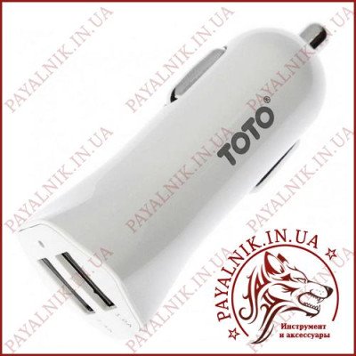 Автомобільне зарядне TOTO 2 USB 2.4A (TZG-01)