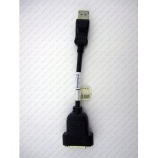 Перехідник Display Port (дисплей порт) – DVI (гніздо) на дроті 10см.