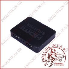 Перехідник відео hdmi сплітер на 2 порти у блістері