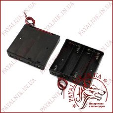 Касета для акумуляторів Li-on 18650 4х