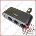 Автомобільний розгалужувач прикурювача 3 гнізда + USB WF-0100