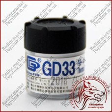 Термопаста GD33-CN25 [25 г банку, 1 Вт/м·К] для систем охолодження, сервісний варіант.