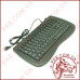 Клавіатура мультимедійна Mini Keyboard 968 (USB, дротова)