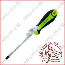Викрутка плоска LEMANSO 3*75 жовто-чорна