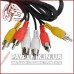 Кабель 3 RCA - 3 RCA 1.5м тонкий