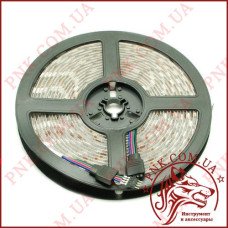Світлодіодна стрічка OEM 12V 14.4W, 60 LED (5050), RGB кольорова, герметична 1м