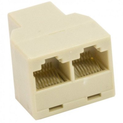 З'єднувач кручений пари 1гн.-2гн. (RJ-45) (2-0605)
