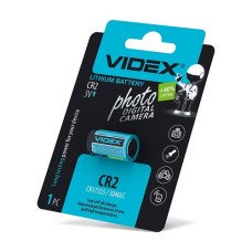 Батарейка літієва Videx CR2 3V 1pc BLISTER CARD (CR17355) (5046LC)