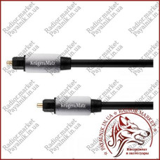 Кабель оптичний звуковий 3.0м Kruger&Matz optical cable на екрані Польща (KM0322)