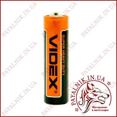 Батарейка VIDEX R6P AA 1.5V 0% mercury + cadmium