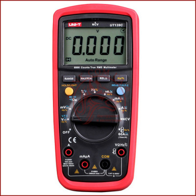 Цифровий мультиметр UNI-T UT-139C, мультиметр з термопарою, True RMS (made in EC)