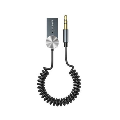 Адаптер Bluetooth USAMS US-SJ464 блютуз авто V5.0 Black