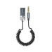 Адаптер Bluetooth USAMS US-SJ464 блютуз авто V5.0 Black