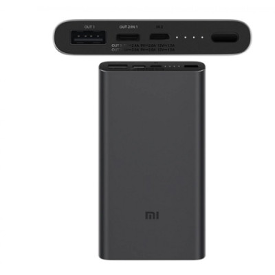 Портативна батарея Xiaomi Mi Power bank 3 10000mah 18W Black