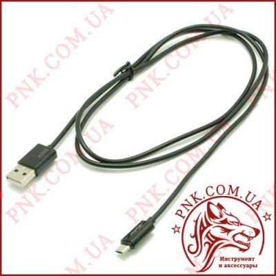 USB кабель Aspor-A103 micro Econom пак 2.1A/ 1,2м-чорний